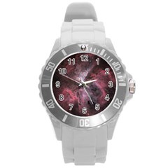 Carina Peach 4553 Round Plastic Sport Watch (l) by SpaceShop