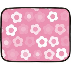 Floral Pattern Fleece Blanket (mini)