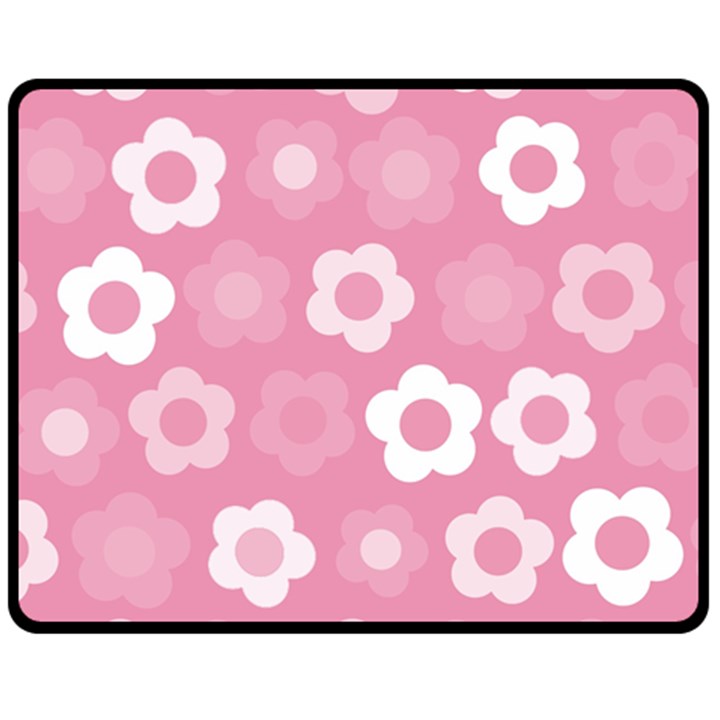 Floral pattern Fleece Blanket (Medium) 