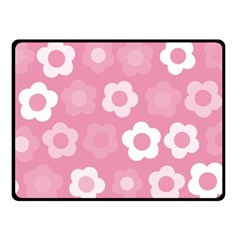 Floral Pattern Fleece Blanket (small) by Valentinaart