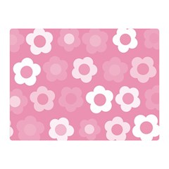 Floral Pattern Double Sided Flano Blanket (mini) 