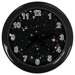 Extreme Deep Field Wall Clocks (black) by SpaceShop