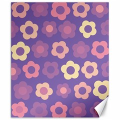 Floral Pattern Canvas 20  X 24   by Valentinaart