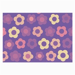 Floral Pattern Large Glasses Cloth (2-side) by Valentinaart