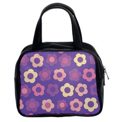 Floral Pattern Classic Handbags (2 Sides) by Valentinaart