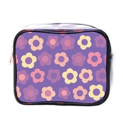 Floral Pattern Mini Toiletries Bags by Valentinaart