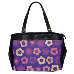 Floral Pattern Office Handbags by Valentinaart