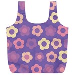 Floral pattern Full Print Recycle Bags (L)  Front