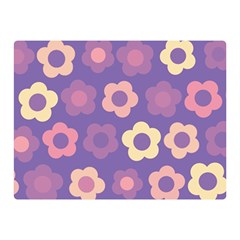 Floral Pattern Double Sided Flano Blanket (mini) 