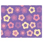 Floral pattern Double Sided Flano Blanket (Medium)  60 x50  Blanket Front