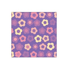 Floral Pattern Satin Bandana Scarf