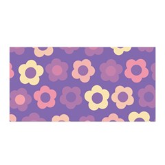 Floral Pattern Satin Wrap