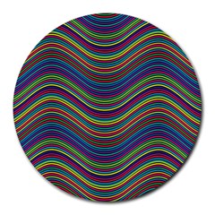 Pattern Round Mousepads by Valentinaart