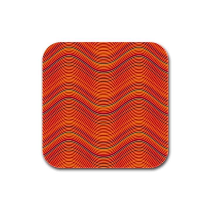 Pattern Rubber Square Coaster (4 pack) 