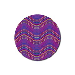 Pattern Rubber Round Coaster (4 pack) 