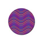 Pattern Rubber Round Coaster (4 pack)  Front