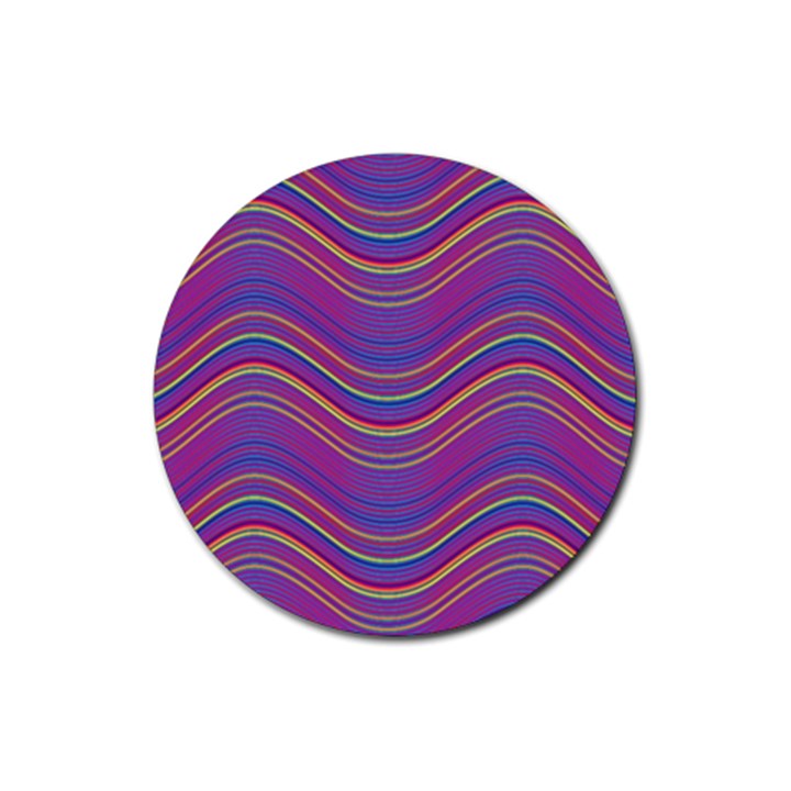 Pattern Rubber Round Coaster (4 pack) 