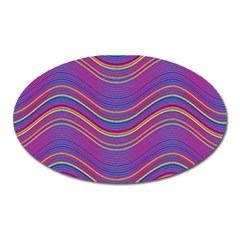 Pattern Oval Magnet