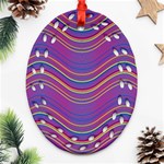 Pattern Oval Filigree Ornament (Two Sides) Front