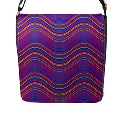 Pattern Flap Messenger Bag (l)  by Valentinaart