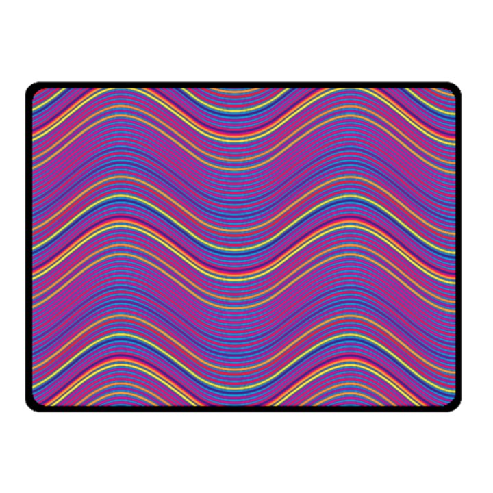 Pattern Double Sided Fleece Blanket (Small) 