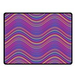 Pattern Double Sided Fleece Blanket (Small)  45 x34  Blanket Back