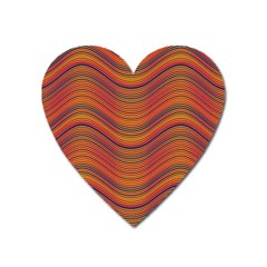 Pattern Heart Magnet