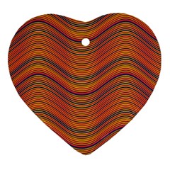 Pattern Heart Ornament (Two Sides)