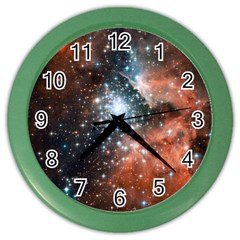 Star Cluster Color Wall Clocks by SpaceShop