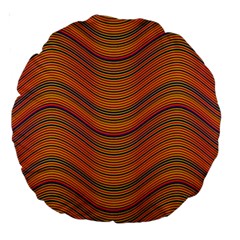 Pattern Large 18  Premium Round Cushions