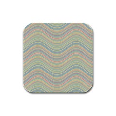 Pattern Rubber Square Coaster (4 Pack)  by Valentinaart