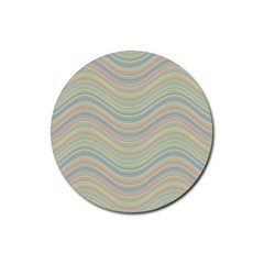 Pattern Rubber Coaster (round)  by Valentinaart