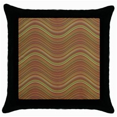 Pattern Throw Pillow Case (black) by Valentinaart