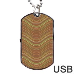 Pattern Dog Tag Usb Flash (two Sides) by Valentinaart