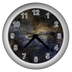 Propeller Nebula Wall Clocks (silver)  by SpaceShop