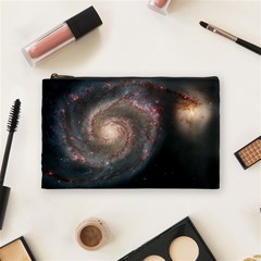 Whirlpool Galaxy And Companion Cosmetic Bag (medium)  by SpaceShop