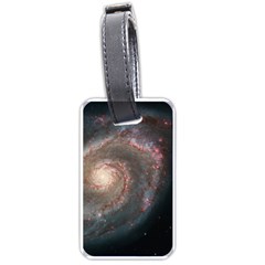 Whirlpool Galaxy And Companion Luggage Tags (one Side)  by SpaceShop