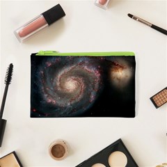 Whirlpool Galaxy And Companion Cosmetic Bag (xs) by SpaceShop