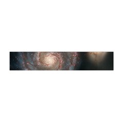 Whirlpool Galaxy And Companion Flano Scarf (mini)