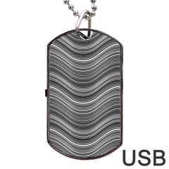 Pattern Dog Tag Usb Flash (one Side)