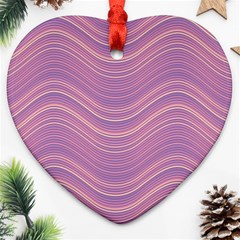 Pattern Heart Ornament (two Sides)