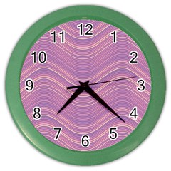 Pattern Color Wall Clocks by Valentinaart