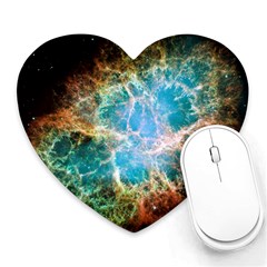 Crab Nebula Heart Mousepads