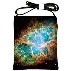 Crab Nebula Shoulder Sling Bags by SpaceShop