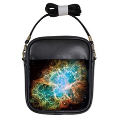 Crab Nebula Girls Sling Bags by SpaceShop