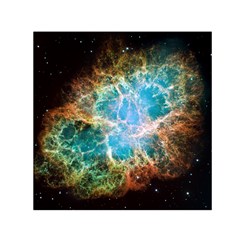 Crab Nebula Small Satin Scarf (square) by SpaceShop