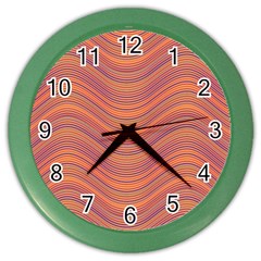 Pattern Color Wall Clocks by Valentinaart