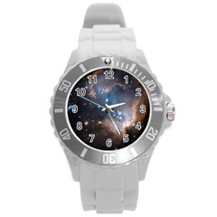 New Stars Round Plastic Sport Watch (l) by SpaceShop