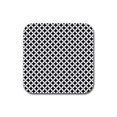 Pattern Rubber Coaster (square)  by Valentinaart