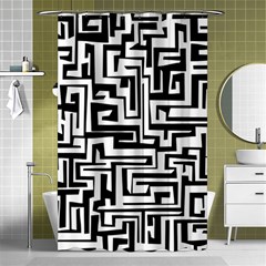 Pattern Shower Curtain 48  X 72  (small) 